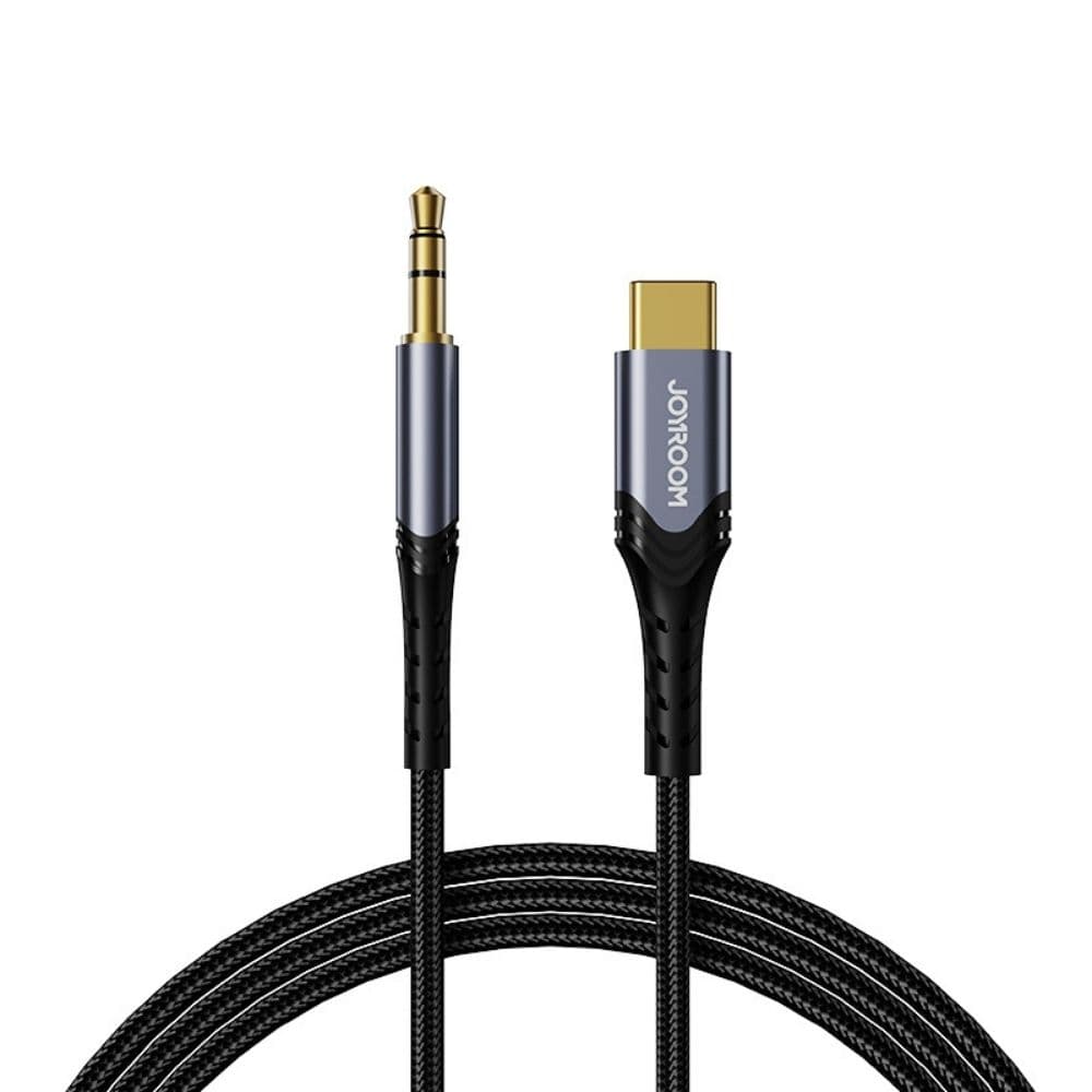 Joyroom SY-A03 USB C to 3.5mm Audio Jack Cable, Type C to AUX Headphone Male Cord Extension, 2M