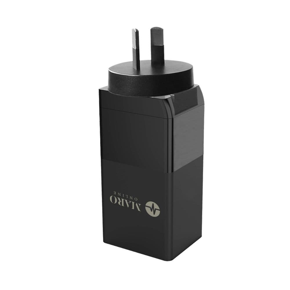Maro PD Fast Charger, GAN Wall Charger Power Adapter for iPhone 15/ Pro/ Pro Max, Android, Laptop, iPad, MacBook, 65W