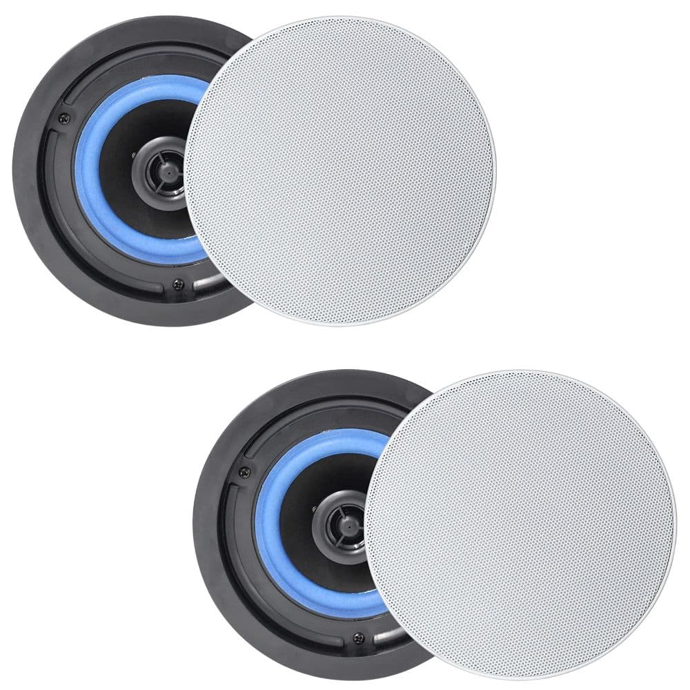 Maro Bluetooth In Ceiling Speakers Bluetooth, 4 Inches Flush Mount In Wall Ambient Speaker 40 Watts, 2-Way Home Speaker, 1 Pair