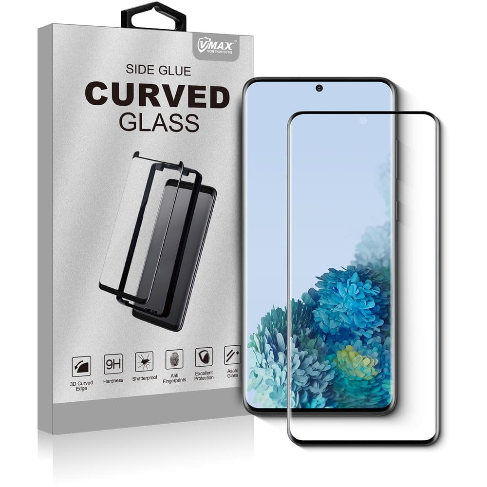 Vmax Case Friendly 3D Tempered Glass Screen Protector for Samsung Galaxy S20