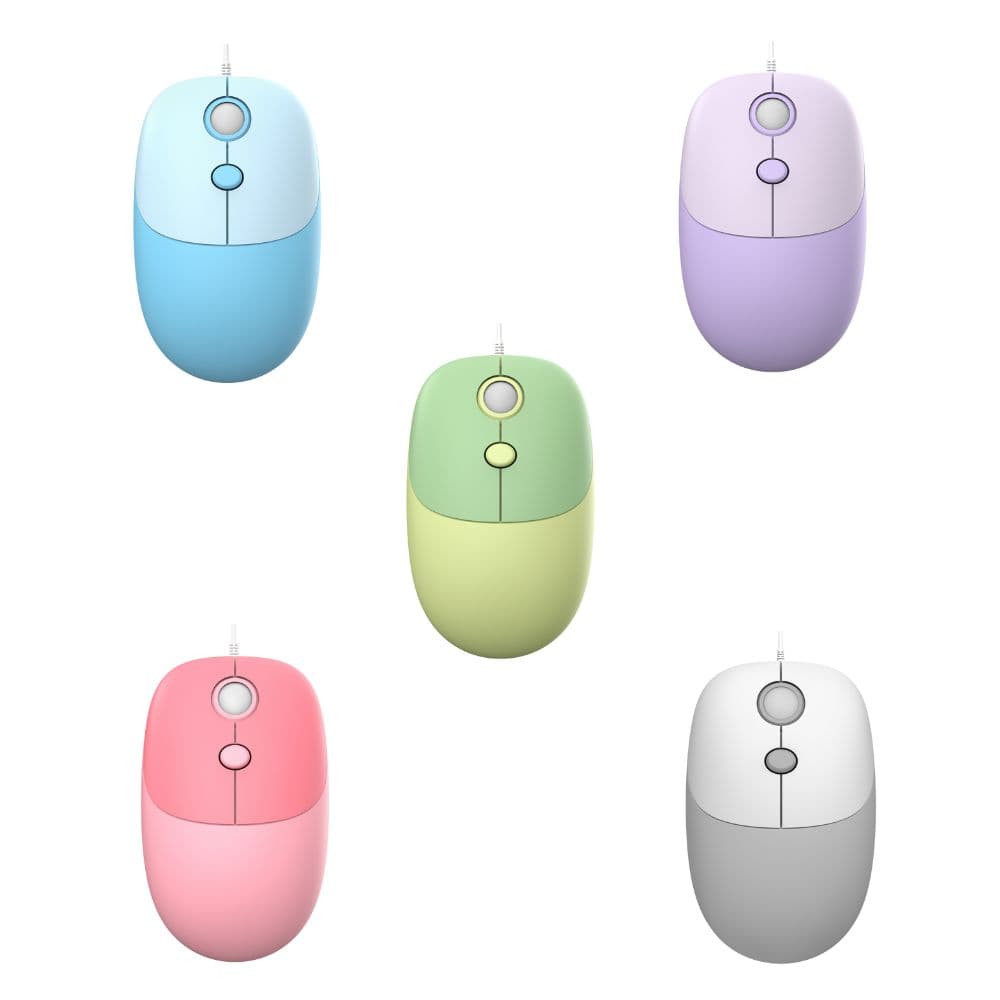 Snaketh USB Wired Office Mouse, 4 DPI Levels Up to 2400, Ergonomic Design, Precise Optical Tracking for PC, Laptop