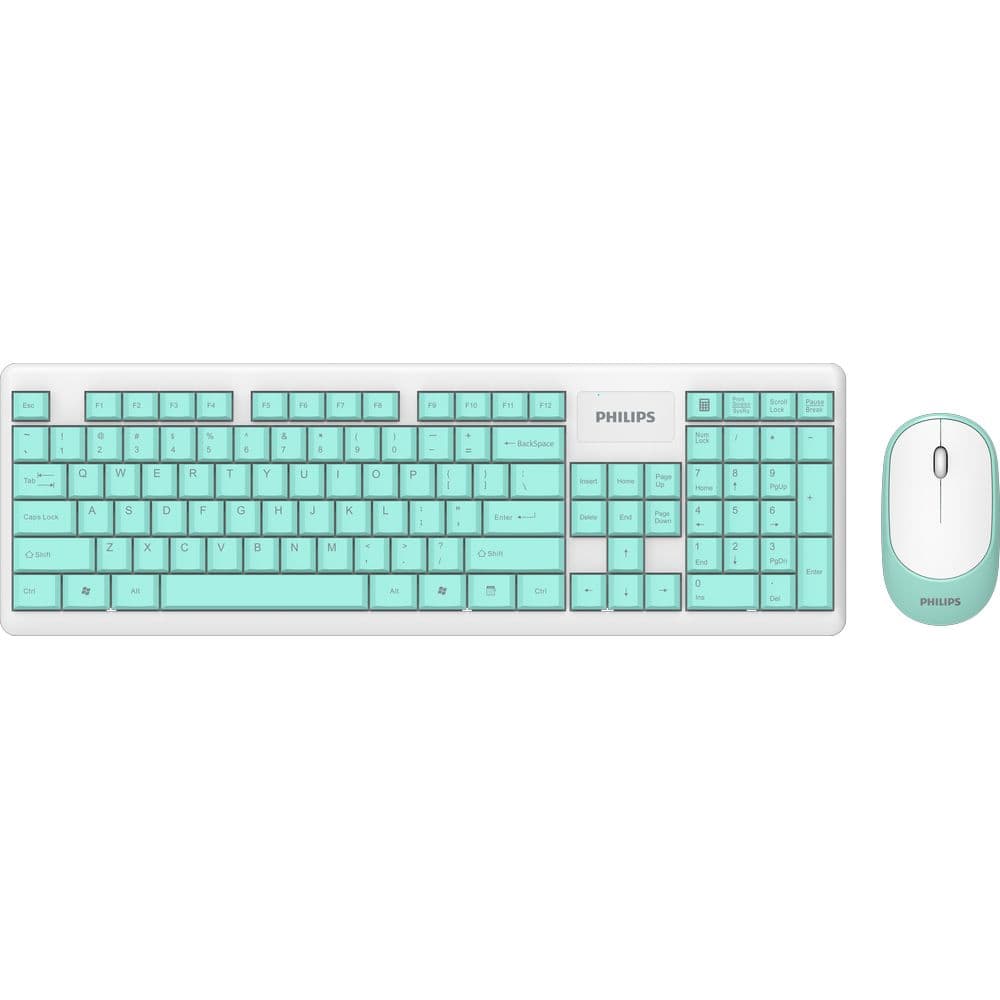 Philips SPT6314 (C314) Wireless Keyboard and Mouse Combo, Compact, Quiet
