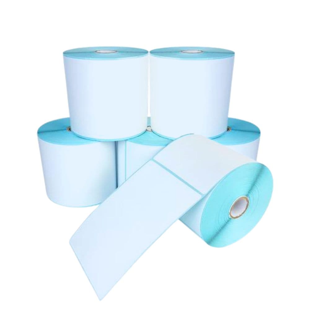 Thermal Shipping Labels Paper Sticker 4 x 6inch 100x150cm, Direct Thermal Labels Sticker 500 Sheets 6 Rolls Pack