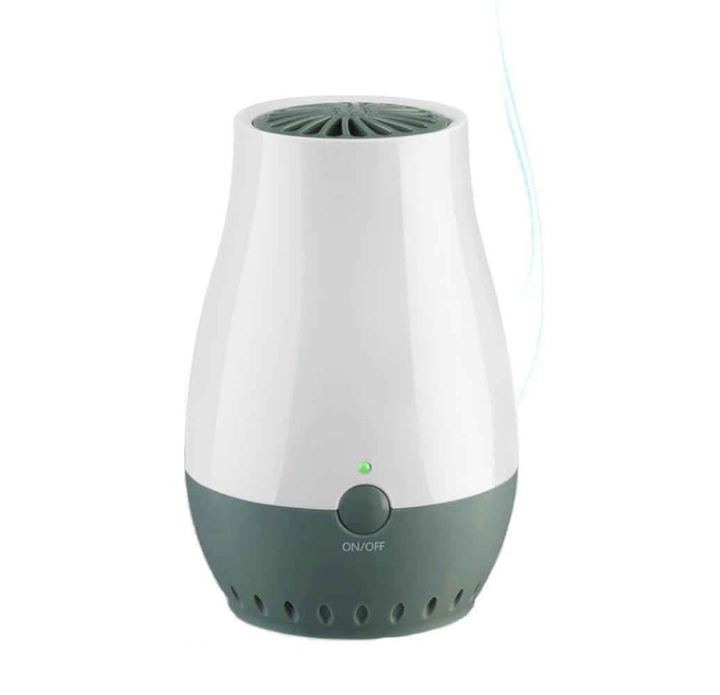 Portable Personal Air Purifier, Ozone Generator, Deodorizer, Air Cleaner, USB Powered for Home, Car, and Travel, White