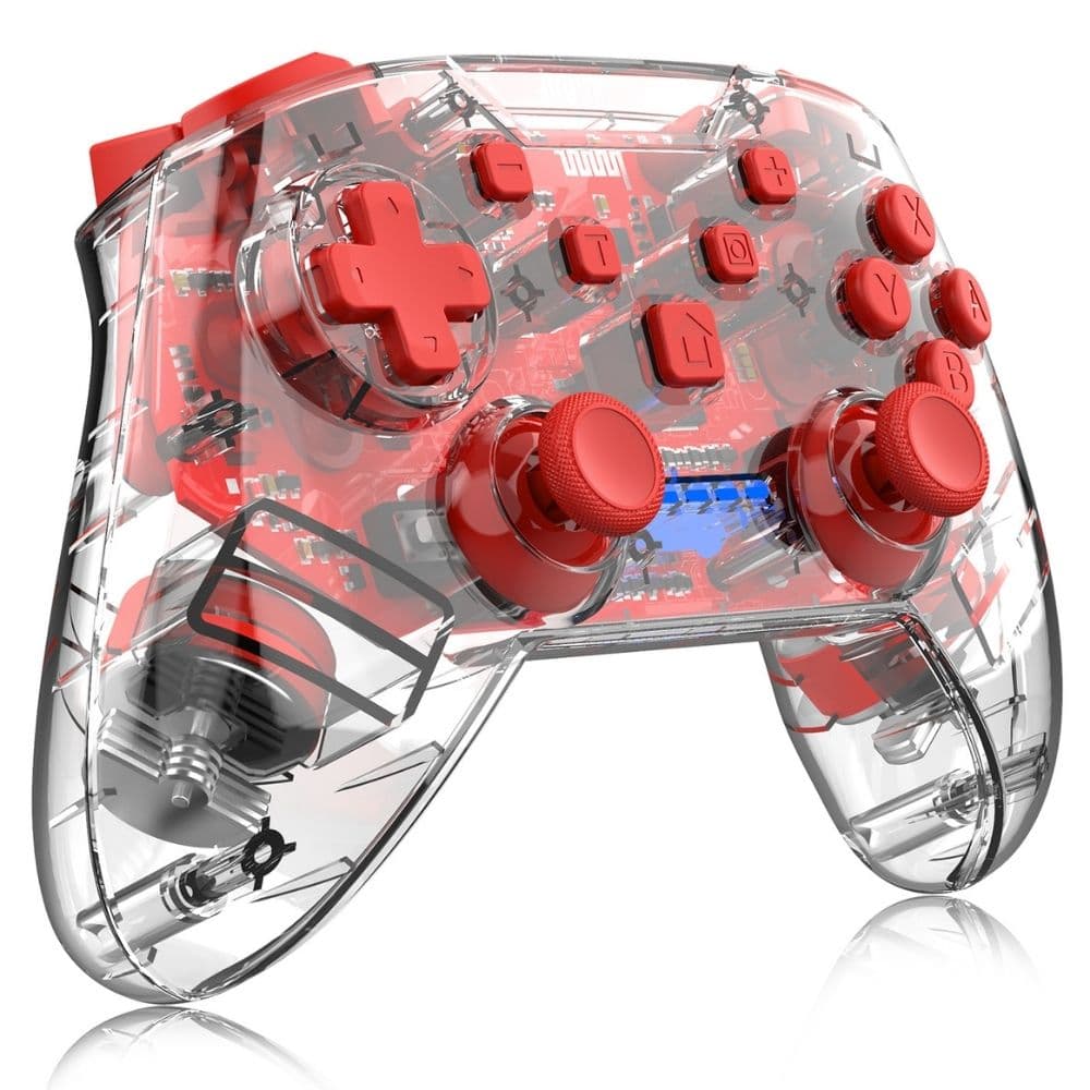 Wireless, Wired Game Controller Gamepad Joystick Compatible with Switch, Smartphone, Steam, TESLA, PC